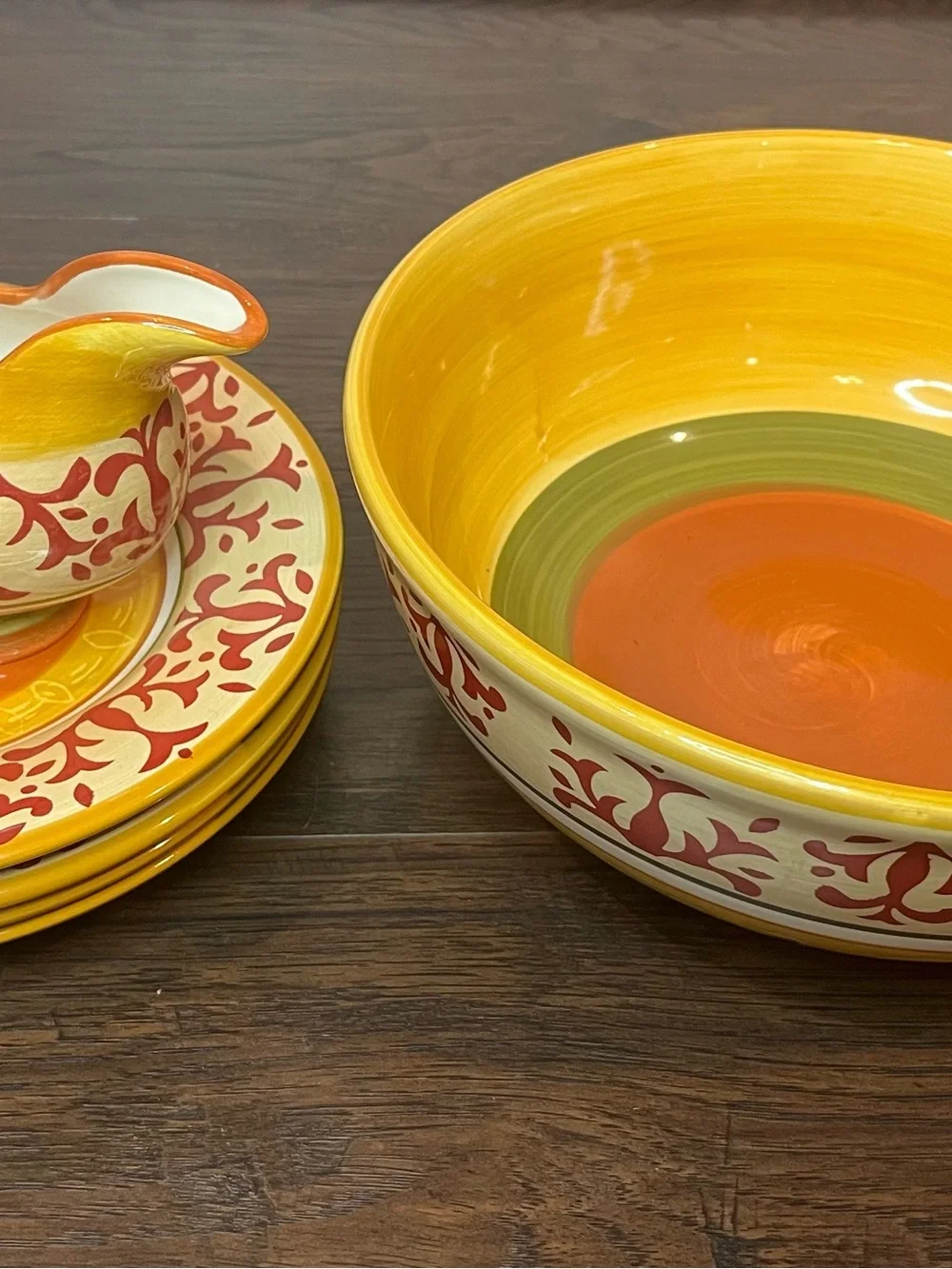 Home American Simplicity Villa by Target Bowl, Salad Plates and Gravy Boat